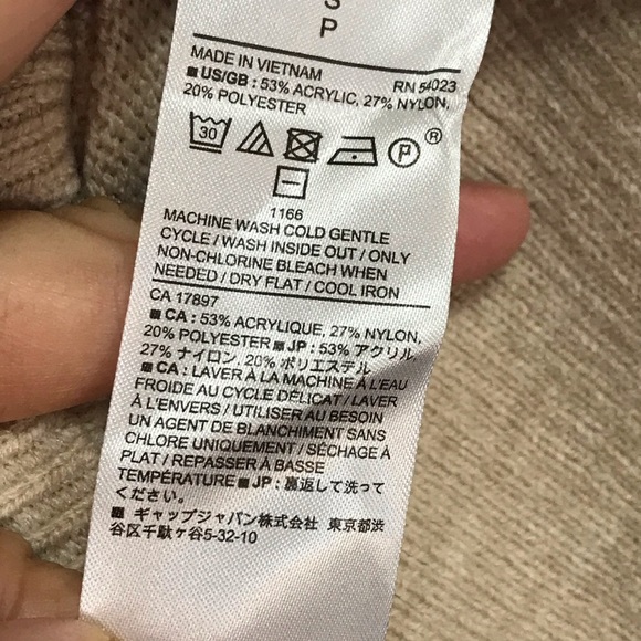 Banana Republic vneck ribbed sweater size small (oversized) - Picture 5 of 8